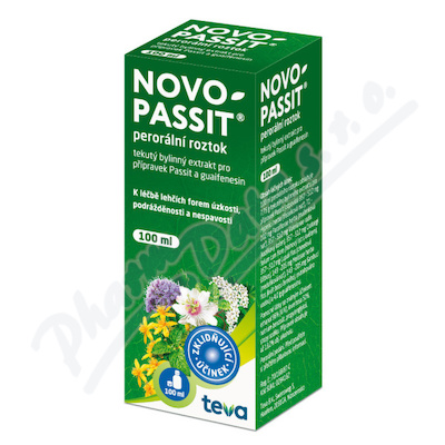 Novo-Passit 77.5mg/ml+40mg/ml perorální roztok 1x100ml