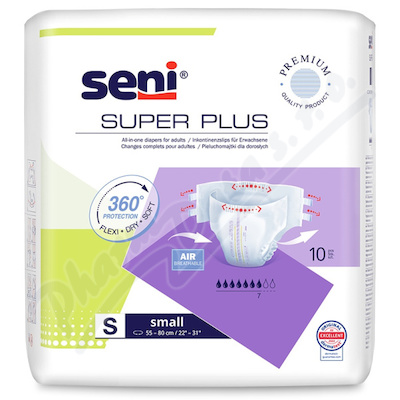 Seni Super Plus inkon.plenkové kalhotky S 10ks