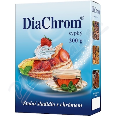 DiaChrom sypký 200g nízkokalorické sladidlo