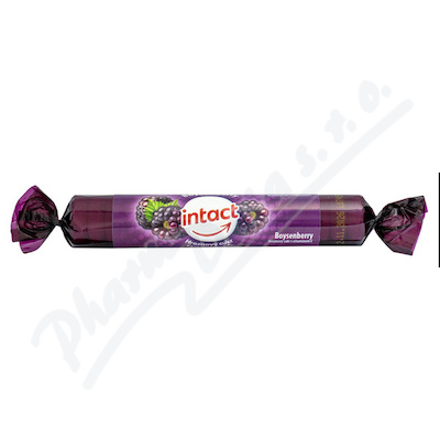 Intact hroznový cukr s vit.C boysenberry 40g(roli)