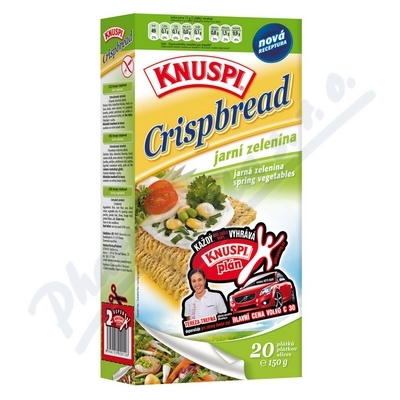 Knuspi Crispbread jarní zelenina 150g